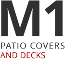 M1 Patio Cover - Logo